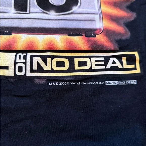 Y2K Deal Or No Deal Vintage T-Shirt - Picture 4 of 10